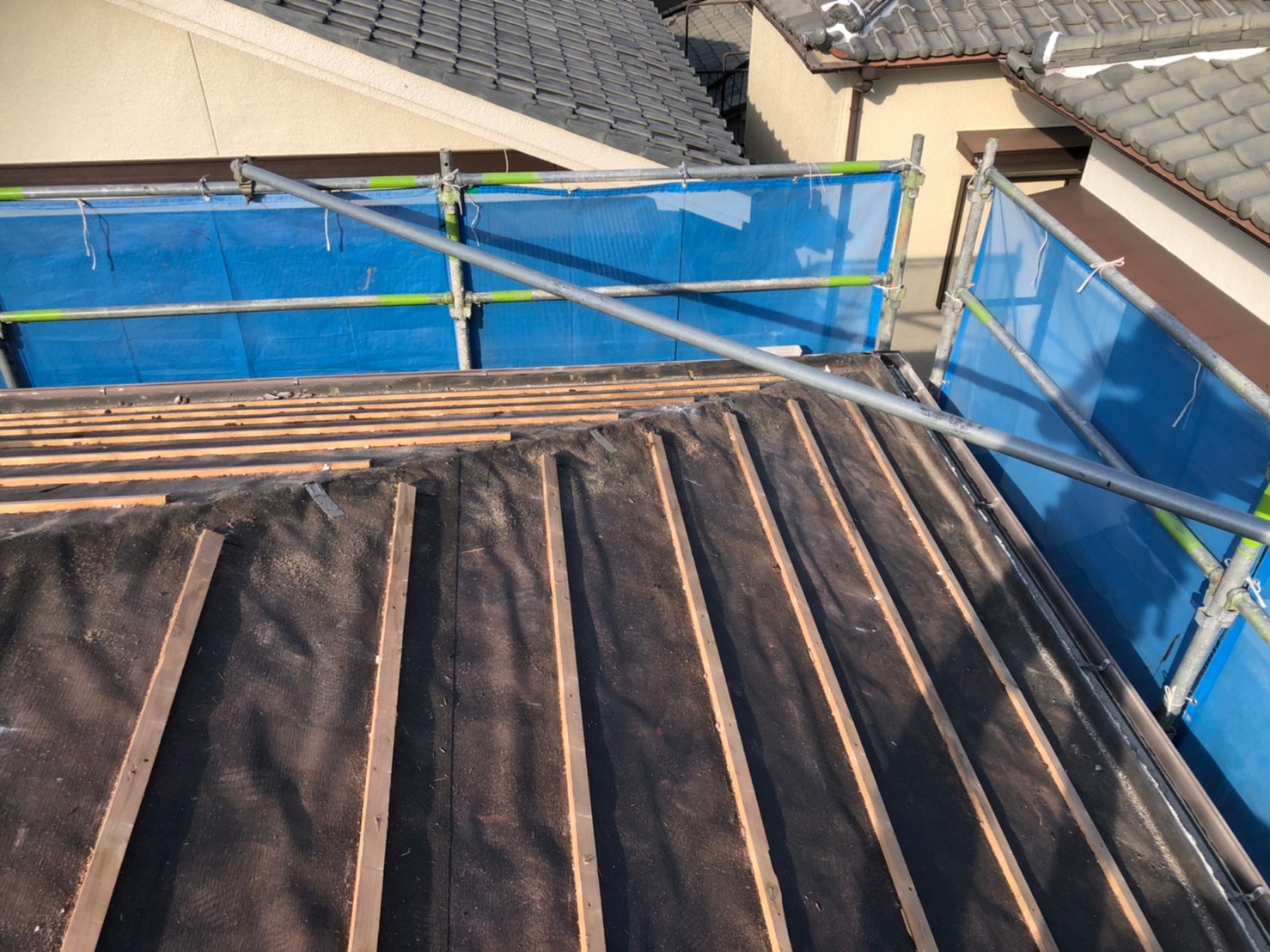 セメント瓦葺き替え引っ掛け桟